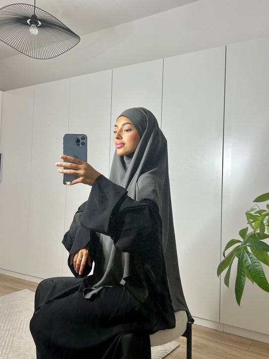 Khimar gris foncée