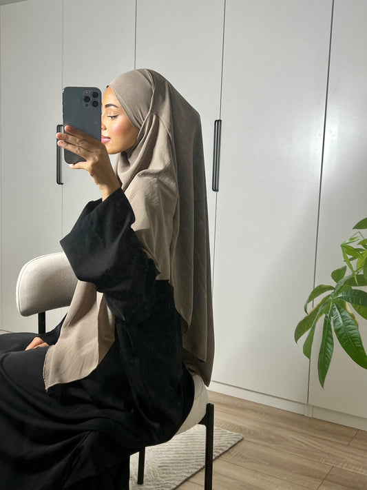 Khimar taupe